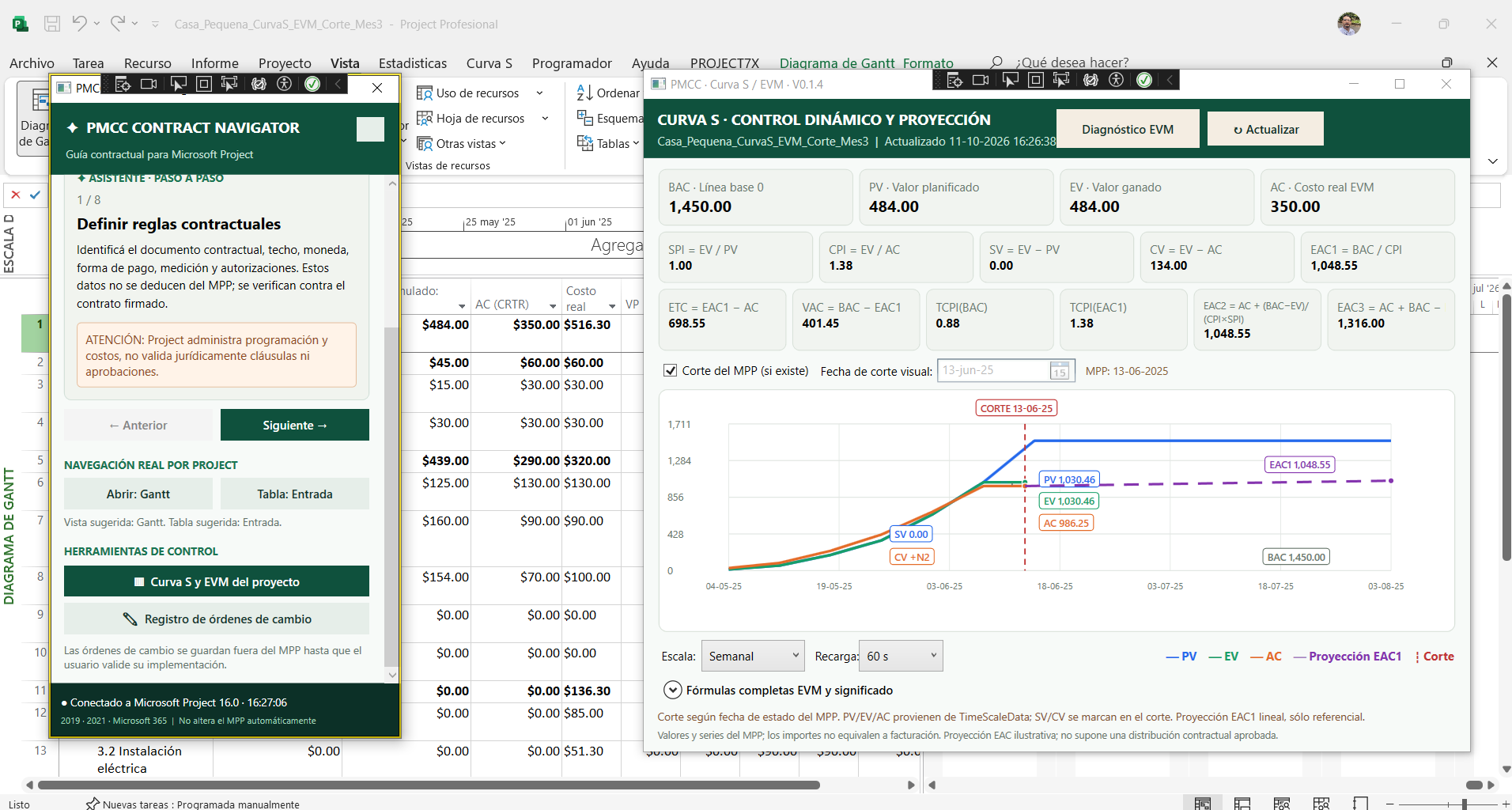 PMCC Contract Navigator screenshot